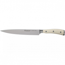 Couteau tranchelard forgé série Classic Ikon blanc crème Wüsthof 20cm - Couteaux du Chef - Couteaux du Chef