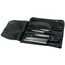 Serviette de chef 5 pièces gamme Gourmet Wüsthof avec 4 couteaux et 1 fusil - Couteaux du Chef - Couteaux du Chef