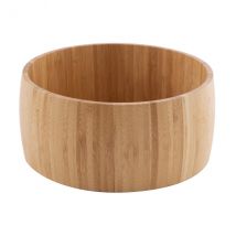 Saladier rond 25cm en bambou FSC Point Virgule - Couteaux du Chef - Couteaux du Chef