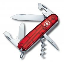 Couteau suisse Spartan Victorinox rouge translucide 91mm - Couteaux du Chef - Couteaux du Chef