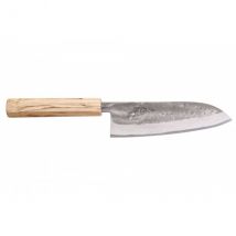 Couteau santoku japonais 16.5cm Wusaki Nakata BS2 érable - Couteaux du Chef - Couteaux du Chef