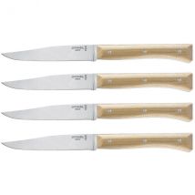 Coffret de 4 couteaux de table 11cm Opinel Facette frêne - Couteaux du Chef