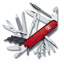 Couteau suisse Cyber Tool L Victorinox rouge translucide 91mm - Couteaux du Chef - Couteaux du Chef