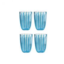 Ensemble de 4 verres Guzzini Dolcevita en polymère - Couteaux du Chef - Couteaux du Chef