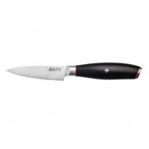 Couteau modèle office Wusaki Fujiko Black 9cm manche en pakka - Couteaux du Chef - Couteaux du Chef