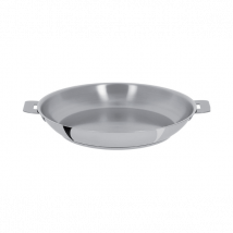 Poêle de cuisine 3 plis gamme Mutine Cristel manche amovible - Couteaux du Chef - Couteaux du Chef