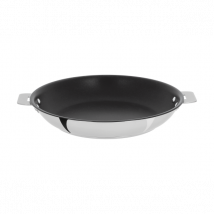 Poêle de cuisson antiadhésif amovible gamme Casteline Exceliss Cristel en inox 5 couches - Couteaux du Chef - Couteaux du Chef