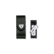 Etui cuir noir + clip pivotant Victorinox pour couteaux suisses 9,1cm - 6 à 14 pièces - Couteaux du Chef - Couteaux du Chef