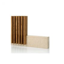 Porte-couteaux vide artisanal Arcos en pierre et bois 28 x 36,4 x 7,8cm - Couteaux du Chef - Couteaux du Chef