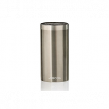 Bloc vide Arcos en inox rond intérieur fibres PP - Couteaux du Chef - Couteaux du Chef