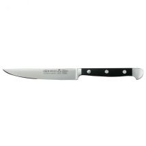 Couteau modèle à steak denté 12cm forgé Alpha Güde manche en POM - Couteaux du Chef - Couteaux du Chef