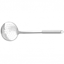 Louche pour écumer spirale en acier inoxydable gamme POC Cristel - Couteaux du Chef - Couteaux du Chef