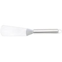 Spatule de cuisine coudée large en acier inoxydable gamme POC Cristel - Couteaux du Chef - Couteaux du Chef