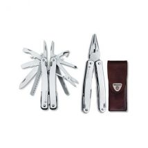 Pince Swisstool Victorinox 11 pièces Spirit lame pointue + étui cuir - Couteaux du Chef - Couteaux du Chef