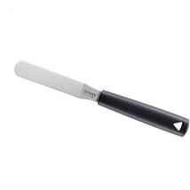 Spatule de pâtissier coudée en inox signée Triangle manche en green grip - Couteaux du Chef - Couteaux du Chef