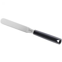Spatule de pâtissier coudée en inox signée Triangle manche en green grip - Couteaux du Chef - Couteaux du Chef