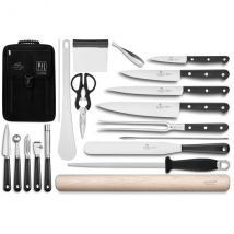 Sac à dos Sabatier 32 Dumas International Cuisineco 18 pièces pour cuisinier - Couteaux du Chef - Couteaux du Chef