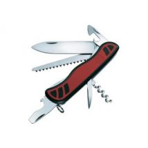 Couteau suisse victorinox forester rouge et noir bi-matière 111mm 10 fonctions