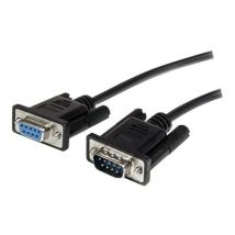 STARTECH 1m Black DB9 Serial Cable M/F