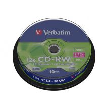 Verbatim DataLifePlus - CD-RW x 10 - 700 MB - storage media