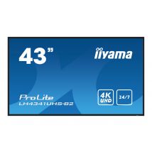 iiyama ProLite LH4341UHS-B2 43" Class (42.5" viewable) LED-backlit LCD display - 4K - for digital signage