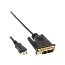 INLINE Mini-HDMI zu DVI Kabel 0,5m