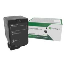 Lexmark - black - original - toner cartridge - LCCP, LRP