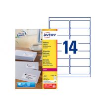 Avery - address labels - 1400 label(s) - 99.1 x 38.1 mm