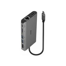 LINDY DST-Mini XT USB-C Mini Dock 4K HDMI&DP PD 3.0 100W