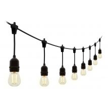 4lite Festoon - light chain - LED light bulb x 10 - E27 - 2 W - total: 20 W - warm white light - 2700 K