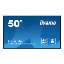 iiyama ProLite LH5060UHS-B1AG 50" Class (49.5" viewable) LED-backlit LCD display - 4K - for digital signage