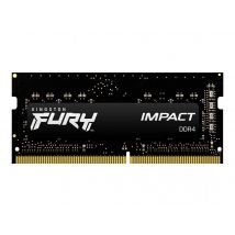 Kingston FURY Impact - DDR4 - kit - 32 GB: 2 x 16 GB - SO-DIMM 260-pin / PC4-25600 - unbuffered