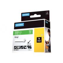 DYMO Rhino Coloured Vinyl - tape - 1 cassette(s) - Roll (1.2 cm x 5.5 m)