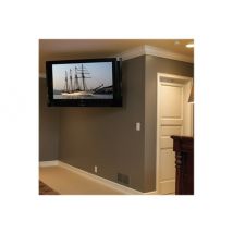 Chief 37" Single Arm Extension TV Wall Mount - For Displays 42-86" - Black mounting kit - for flat panel - black