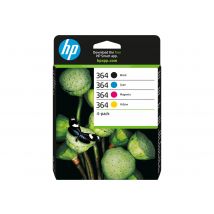 HP 364 - 4-pack - black, yellow, cyan, magenta - original - ink cartridge