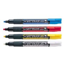 Pentel Arts - marker - red, blue, yellow, white (pack of 4)