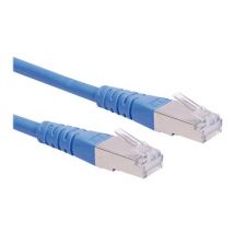 ROLINE Patchkabel Kat.6 PiMF blau 0,5m
