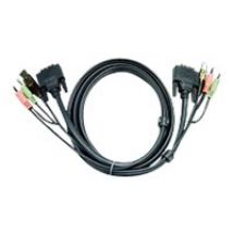 ATEN 2L-7D02UD - video / USB / audio cable - 1.8 m