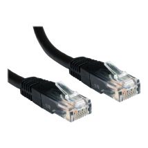 Cables Direct patch cable - 25 cm - black