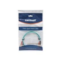 INTELLINET LWL Anschlusskabel SC/SC 2m  Multimode OM3 aqua