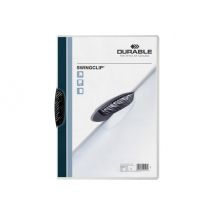 DURABLE SWINGCLIP - clip file - for A4 - capacity: 30 sheets - transparent with black clip