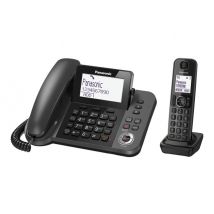 Panasonic KX-TGF320 - corded/cordless - answering system with caller ID - 3-way call capability