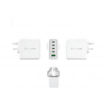 j5create JUP53100 power adapter - GaN - 4 x USB-C, USB - 100 Watt
