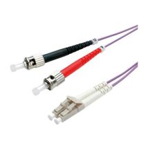 ROLINE LWL-Kabel LC/ST violett 3m