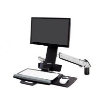 Ergotron StyleView mounting kit - for LCD display / keyboard / mouse / barcode scanner - polished aluminium