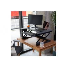 Ergotron WorkFit-T Medium - standing desk converter - dark grey - black, grey