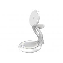 j5create JUPW3415-N wireless charging stand - 3-in-1, magnetic, foldable, with Qi2 - 22.5 Watt