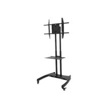 Peerless Tru Vue TRVT560 cart - for flat panel - powder coat, smooth matte black