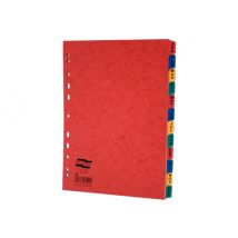 Exacompta Nature Future Europa - divider - 12 parts - for A4 - tabbed - mottled assorted