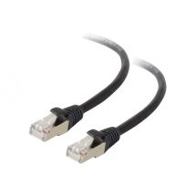 C2G Cat5e Booted Shielded (STP) Network Patch Cable - patch cable - 1 m - black